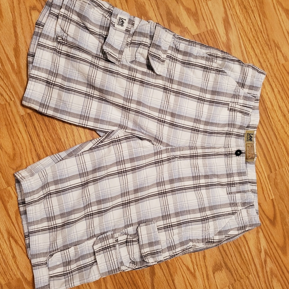 Lee Dungaree cargo shorts.